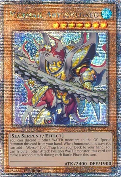 Mermail Abyssmegalo [RA04-EN191] Quarter Century Secret Rare | Rock City Comics