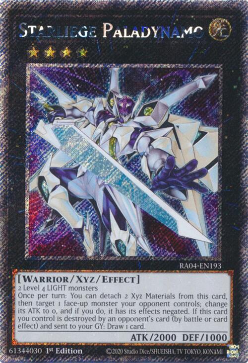Starliege Paladynamo [RA04-EN193] Platinum Secret Rare | Rock City Comics