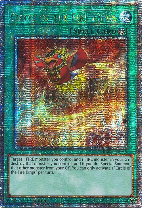 Circle of the Fire Kings [RA04-EN195] Quarter Century Secret Rare | Rock City Comics