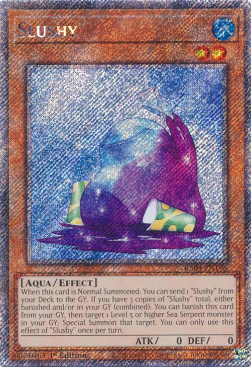 Slushy [RA04-EN196] Platinum Secret Rare | Rock City Comics