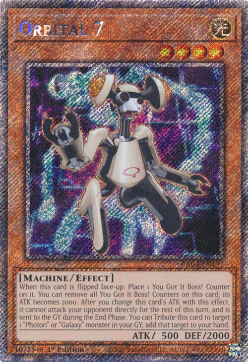Orbital 7 [RA04-EN197] Platinum Secret Rare | Rock City Comics