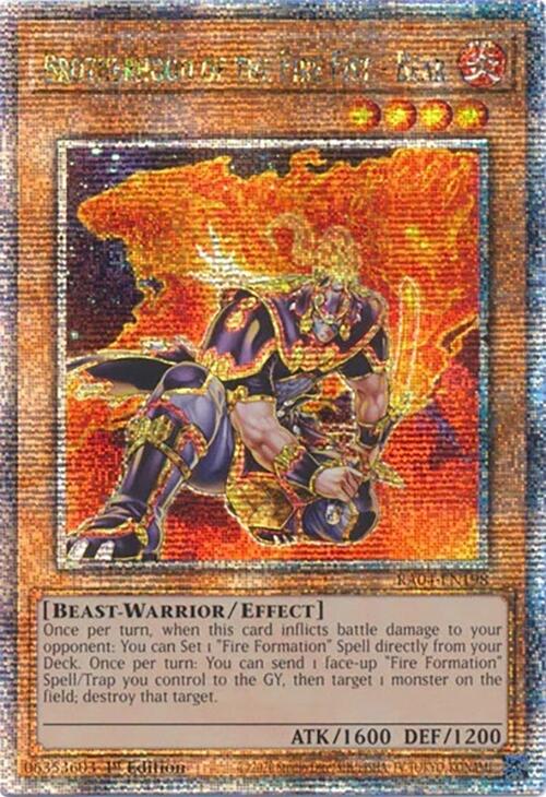 Brotherhood of the Fire Fist - Bear [RA04-EN198] Quarter Century Secret Rare | Rock City Comics