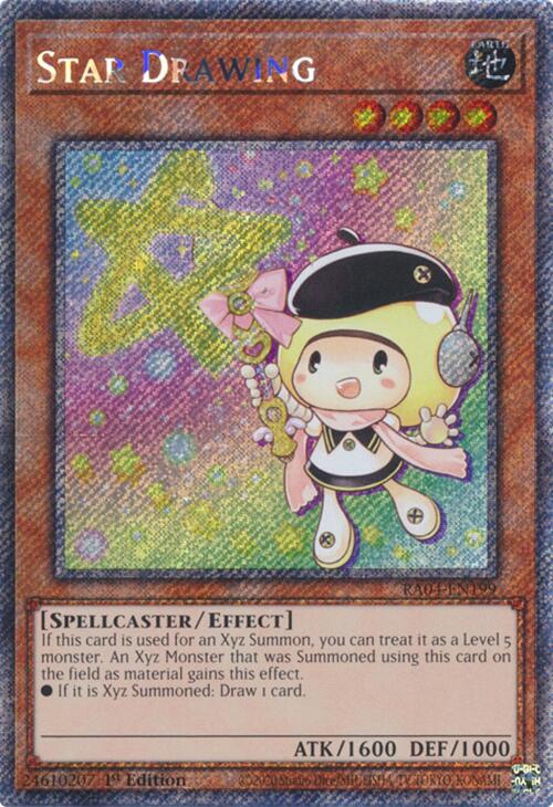Star Drawing [RA04-EN199] Platinum Secret Rare | Rock City Comics