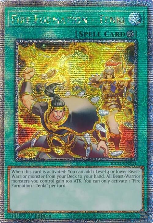 Fire Formation - Tenki [RA04-EN201] Quarter Century Secret Rare | Rock City Comics