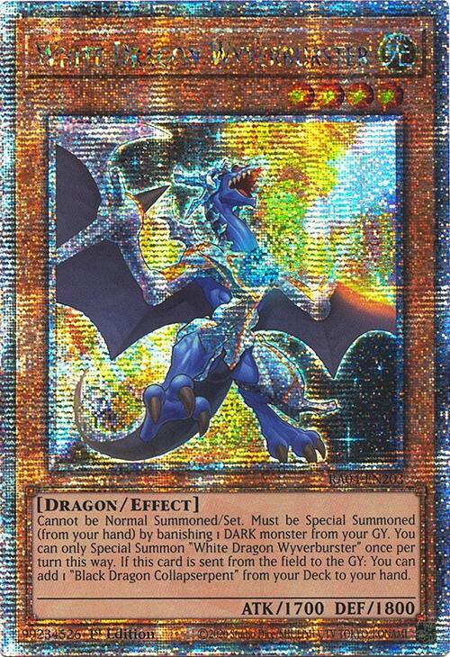 White Dragon Wyverburster [RA04-EN203] Quarter Century Secret Rare | Rock City Comics