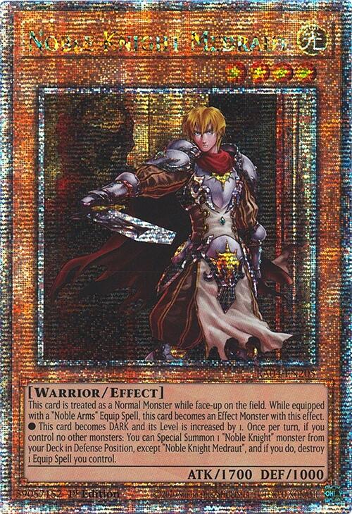 Noble Knight Medraut [RA04-EN205] Quarter Century Secret Rare | Rock City Comics