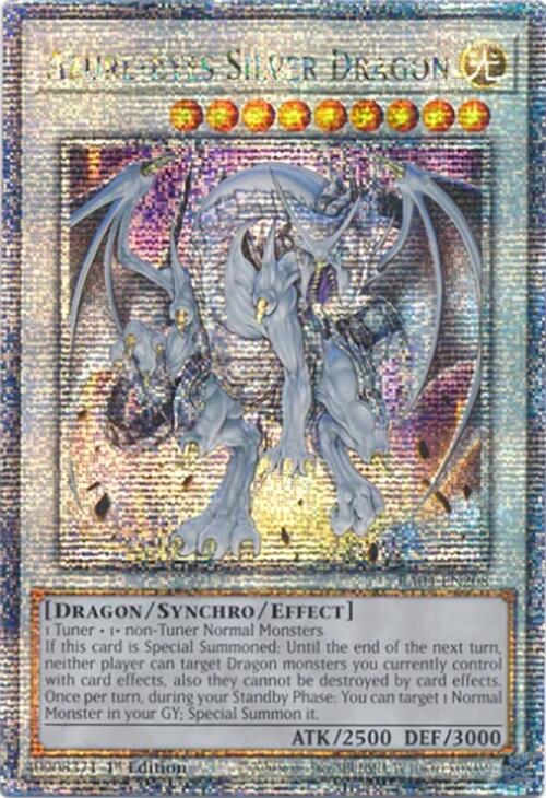 Azure-Eyes Silver Dragon [RA04-EN208] Quarter Century Secret Rare | Rock City Comics