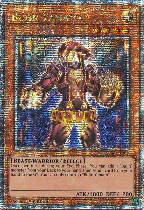 Bujin Yamato [RA04-EN209] Quarter Century Secret Rare | Rock City Comics