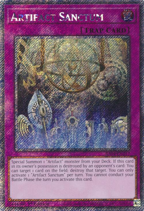 Artifact Sanctum [RA04-EN217] Platinum Secret Rare | Rock City Comics