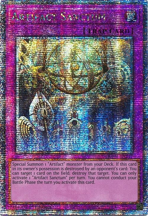 Artifact Sanctum [RA04-EN217] Quarter Century Secret Rare | Rock City Comics