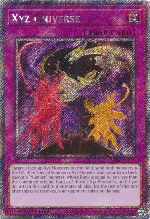 Xyz Universe [RA04-EN218] Platinum Secret Rare | Rock City Comics