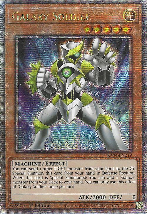 Galaxy Soldier [RA04-EN219] Quarter Century Secret Rare | Rock City Comics