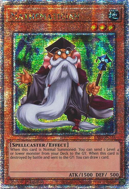 Mathematician [RA04-EN223] Quarter Century Secret Rare | Rock City Comics
