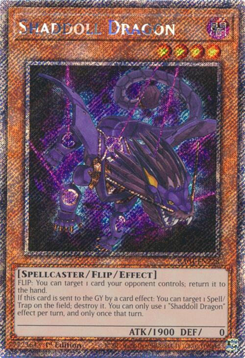 Shaddoll Dragon [RA04-EN228] Platinum Secret Rare | Rock City Comics