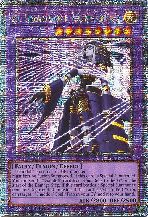 El Shaddoll Construct (Alternate Art) [RA04-EN229] Quarter Century Secret Rare | Rock City Comics