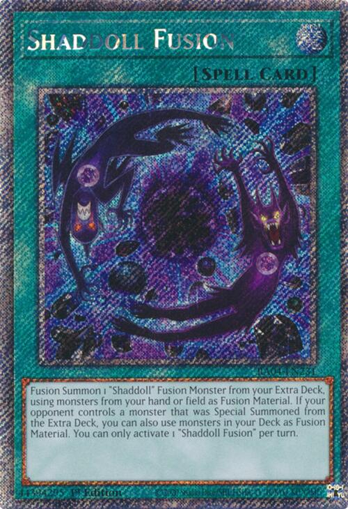 Shaddoll Fusion [RA04-EN231] Platinum Secret Rare | Rock City Comics