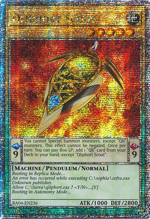 Qliphort Scout [RA04-EN236] Quarter Century Secret Rare | Rock City Comics