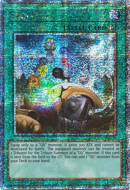 Saqlifice [RA04-EN238] Quarter Century Secret Rare | Rock City Comics