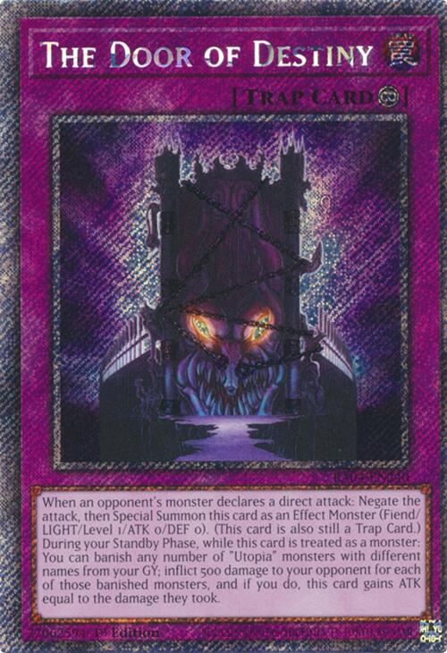 The Door of Destiny [RA04-EN240] Platinum Secret Rare | Rock City Comics