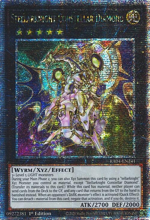 Stellarknight Constellar Diamond [RA04-EN241] Quarter Century Secret Rare | Rock City Comics