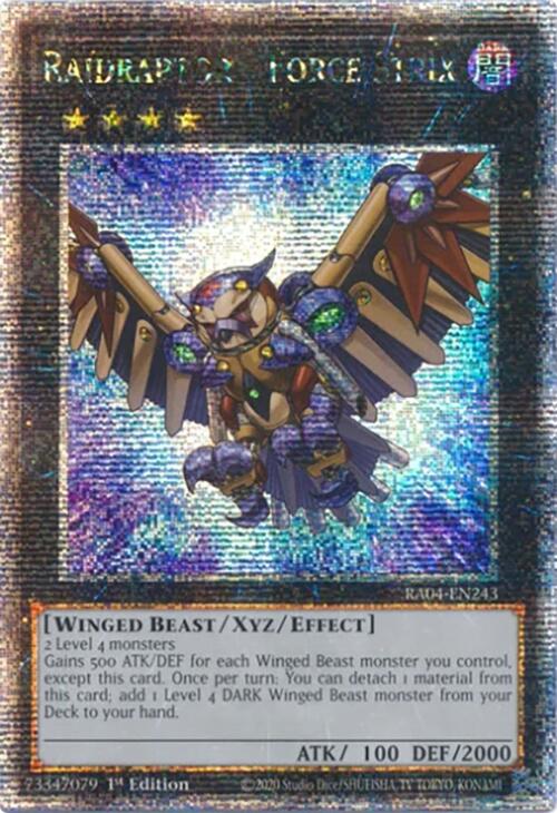 Raidraptor - Force Strix [RA04-EN243] Quarter Century Secret Rare | Rock City Comics