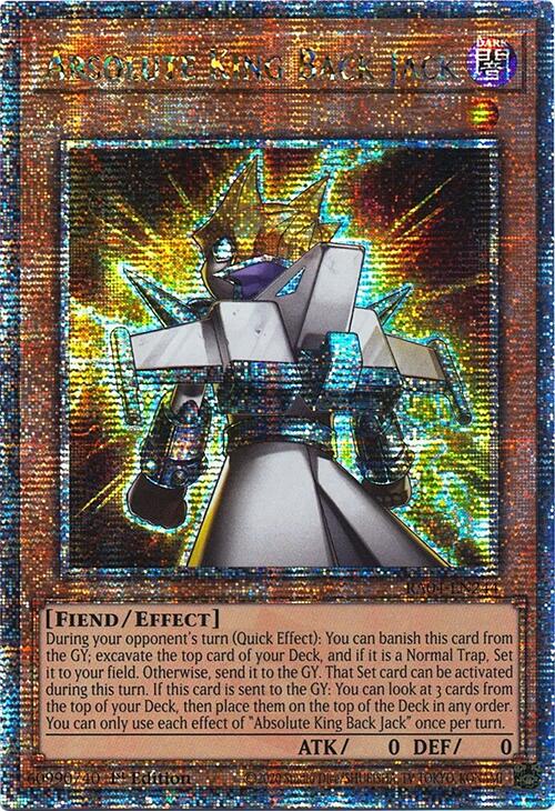 Absolute King Back Jack [RA04-EN244] Quarter Century Secret Rare | Rock City Comics