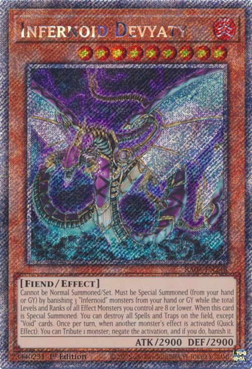Infernoid Devyaty [RA04-EN248] Platinum Secret Rare | Rock City Comics
