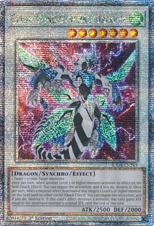 Clear Wing Synchro Dragon [RA04-EN249] Quarter Century Secret Rare | Rock City Comics