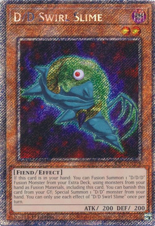 D/D Swirl Slime [RA04-EN258] Platinum Secret Rare | Rock City Comics
