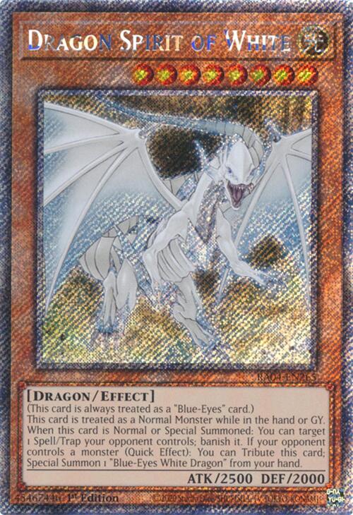 Dragon Spirit of White [RA04-EN265] Platinum Secret Rare | Rock City Comics