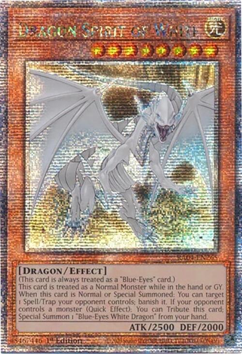Dragon Spirit of White [RA04-EN265] Quarter Century Secret Rare | Rock City Comics