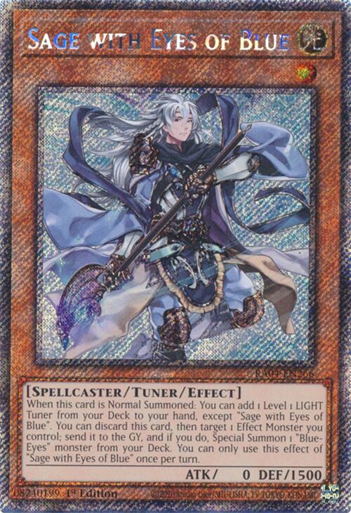 Sage with Eyes of Blue [RA04-EN266] Platinum Secret Rare | Rock City Comics