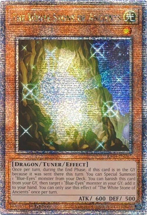 The White Stone of Ancients [RA04-EN267] Quarter Century Secret Rare | Rock City Comics