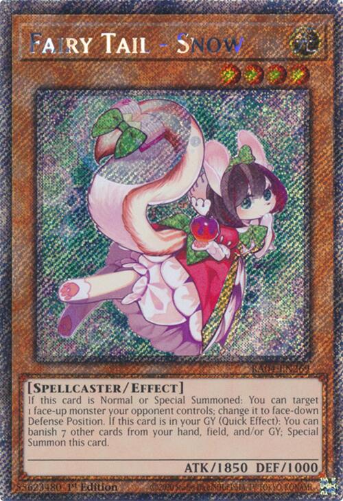 Fairy Tail - Snow [RA04-EN269] Platinum Secret Rare | Rock City Comics