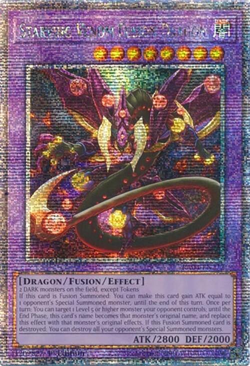 Starving Venom Fusion Dragon [RA04-EN272] Quarter Century Secret Rare | Rock City Comics