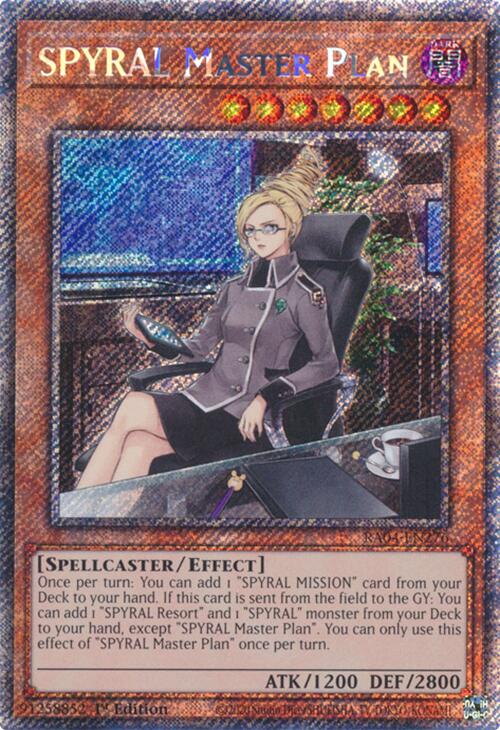 SPYRAL Master Plan [RA04-EN276] Platinum Secret Rare | Rock City Comics