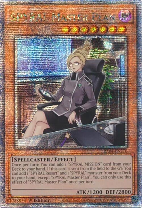 SPYRAL Master Plan [RA04-EN276] Quarter Century Secret Rare | Rock City Comics