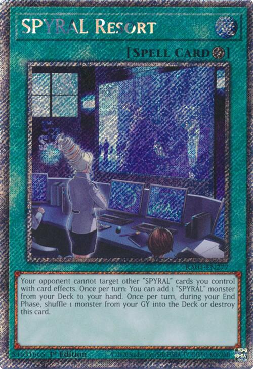 SPYRAL Resort [RA04-EN277] Platinum Secret Rare | Rock City Comics