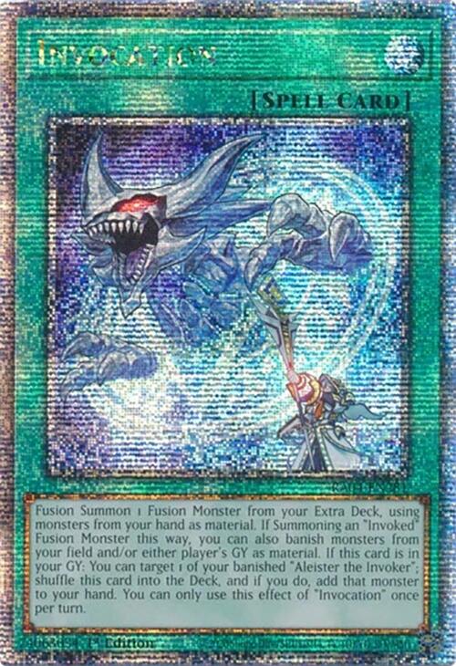 Invocation [RA04-EN281] Quarter Century Secret Rare | Rock City Comics
