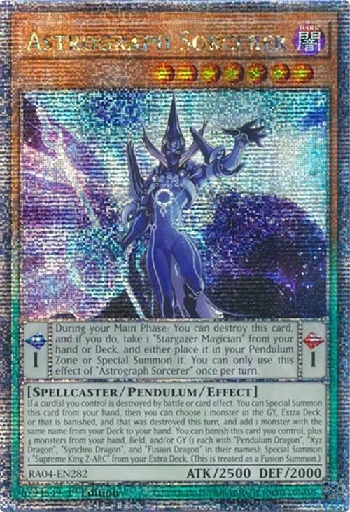 Astrograph Sorcerer [RA04-EN282] Quarter Century Secret Rare | Rock City Comics