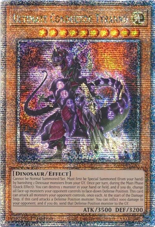 Ultimate Conductor Tyranno [RA04-EN287] Quarter Century Secret Rare | Rock City Comics