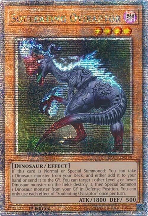 Souleating Oviraptor [RA04-EN288] Quarter Century Secret Rare | Rock City Comics