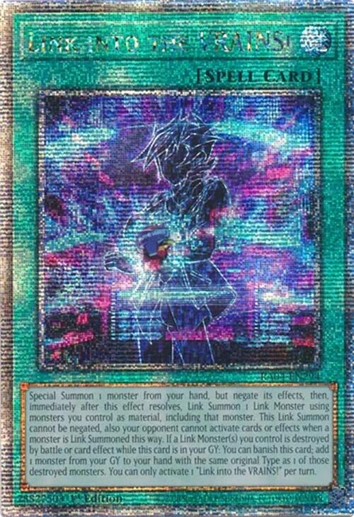 Link into the VRAINS! [RA04-EN294] Quarter Century Secret Rare | Rock City Comics
