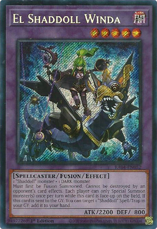 El Shaddoll Winda [RA04-EN052] Secret Rare | Rock City Comics