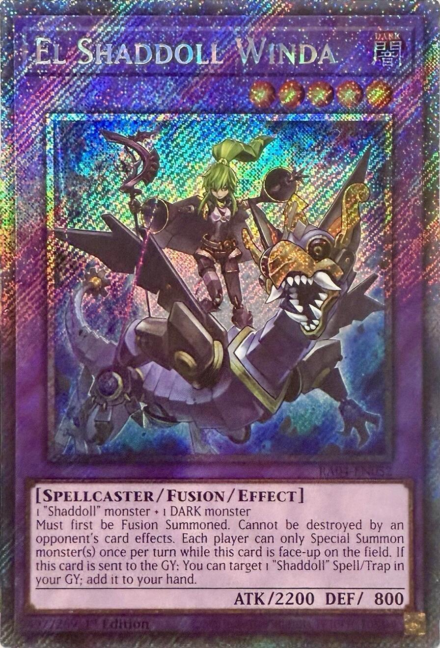 El Shaddoll Winda [RA04-EN052] Platinum Secret Rare | Rock City Comics
