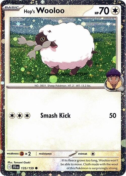 Hop's Wooloo (135/159) (Cosmos Holo) [Scarlet & Violet: Journey Together] | Rock City Comics
