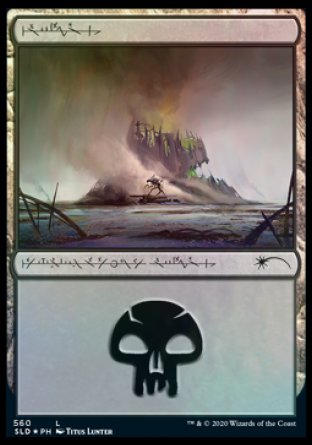 Swamp (Phyrexian) (560) [Secret Lair Drop Promos] | Rock City Comics