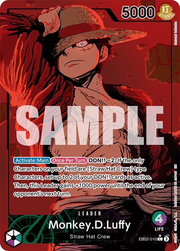 Monkey.D.Luffy (010) (Alternate Art) [Extra Booster: Anime 25th Collection] | Rock City Comics