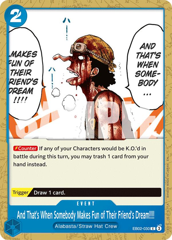 And That's When Somebody Makes Fun of Their Friend's Dream!!!! [Extra Booster: Anime 25th Collection] | Rock City Comics