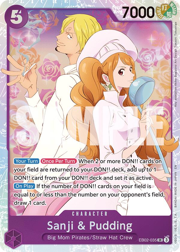 Sanji & Pudding [Extra Booster: Anime 25th Collection] | Rock City Comics